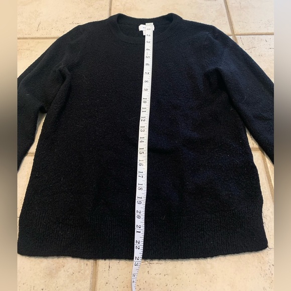 Old Navy Black Crew Neck Long Sleeve Sweater - Size Small (S/P) - Picture 7 of 7